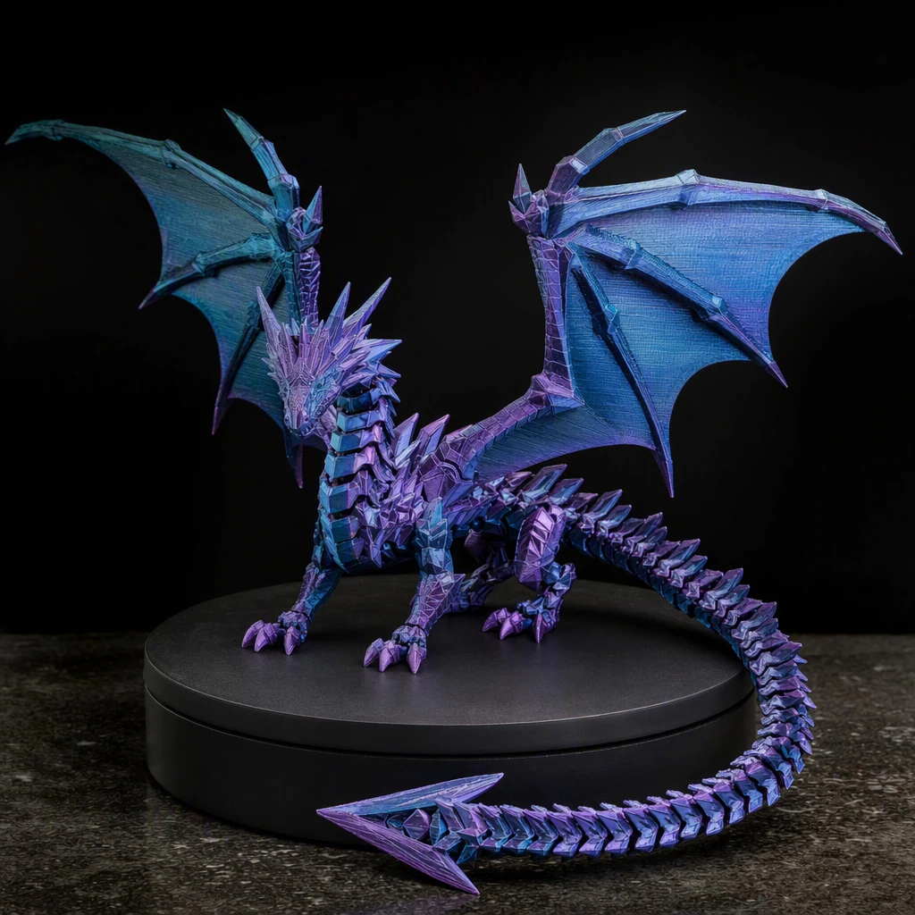 Articulated Crystal Dragon
