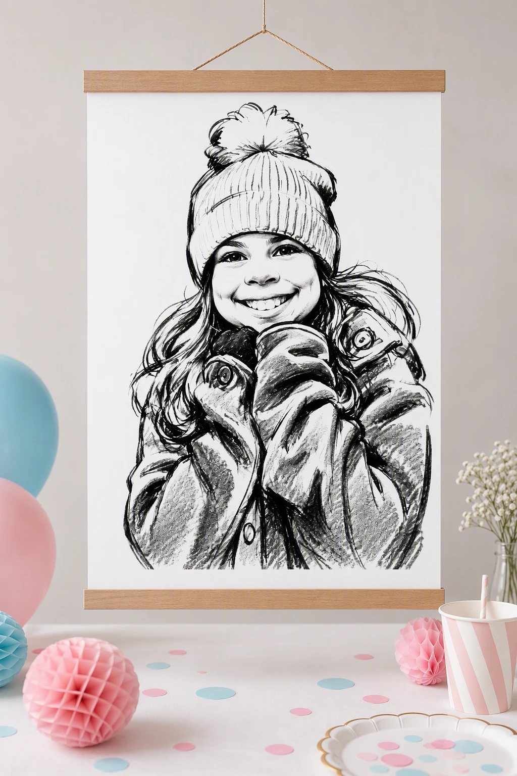 Poppin' Partiez Caricature 11×17