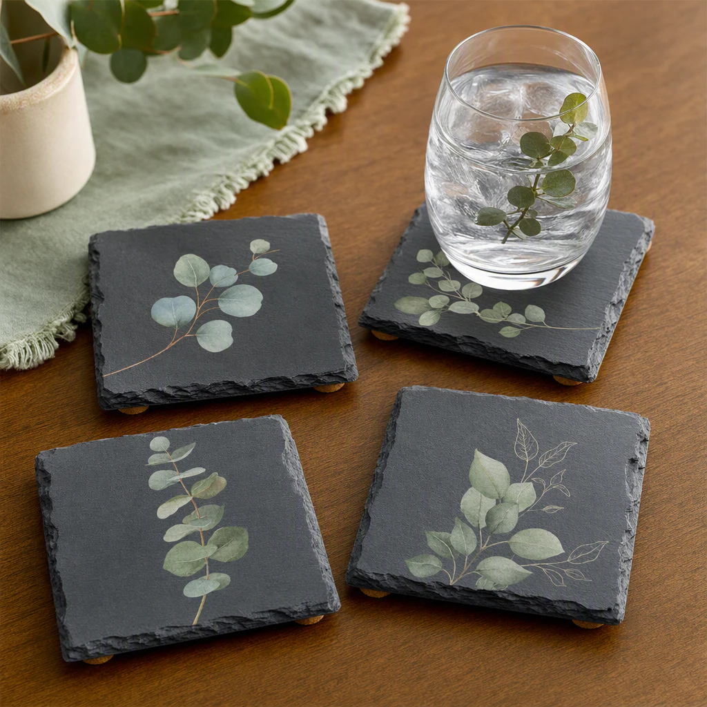 Slate Coaster Set (4)